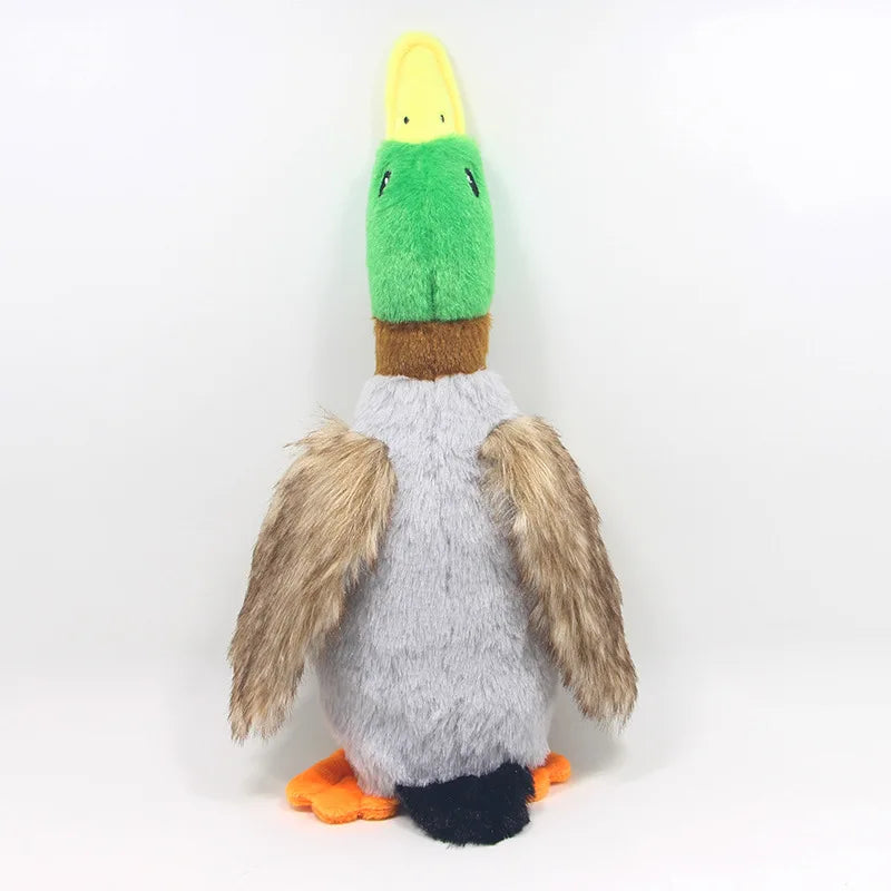 Cute Plush Duck Dogs Squeak Toys Funny Pet Play Interactive Chew Toy for Small Medium Dog Pets