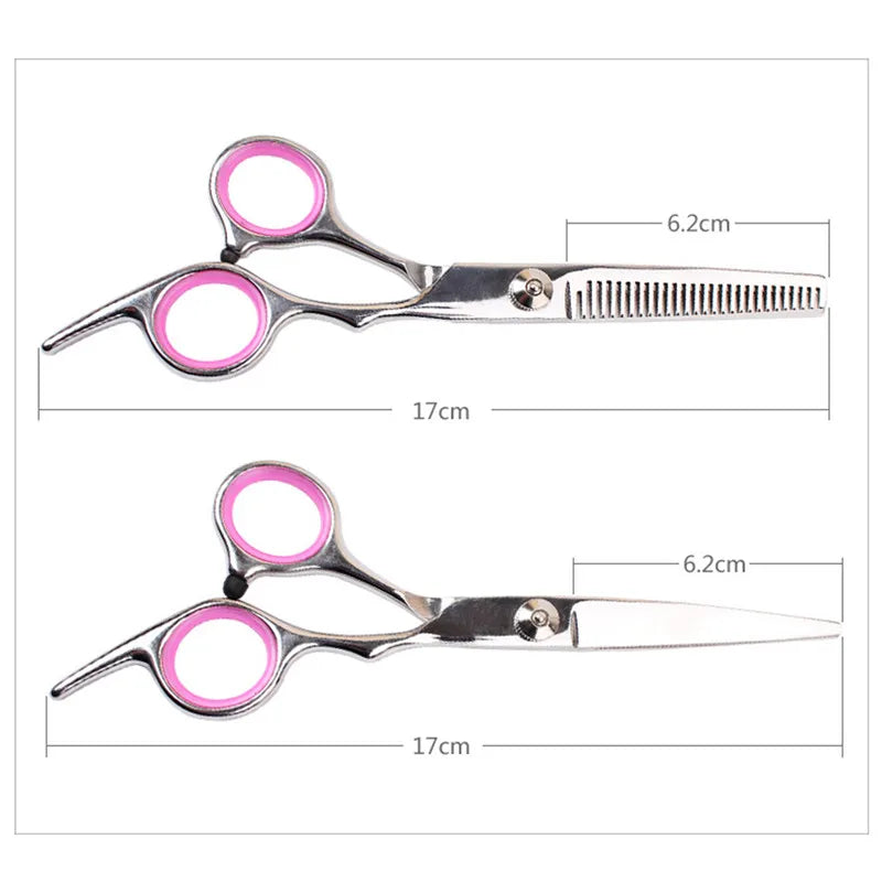 Dog & Cat Grooming Scissors Set, Pet Grooming Shears Sharp & Durable Includes Straight, Curved, Thinning Scissors and Comb