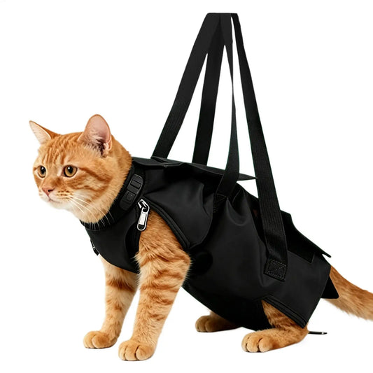 Waterproof Anti-Scratch Cat Grooming Bag Adjustable Nail Trimming Restraint Carrier for Small Dogs And Pets Shower Cleaning