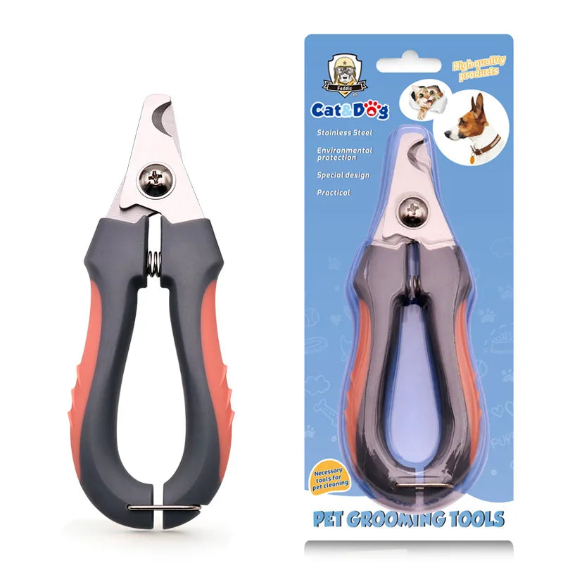 Professional Pet Dog Nail Clipper Cutter Stainless Steel Grooming Nail Toe Claw Scissors Clippers for Animals Cats Pet Supplies