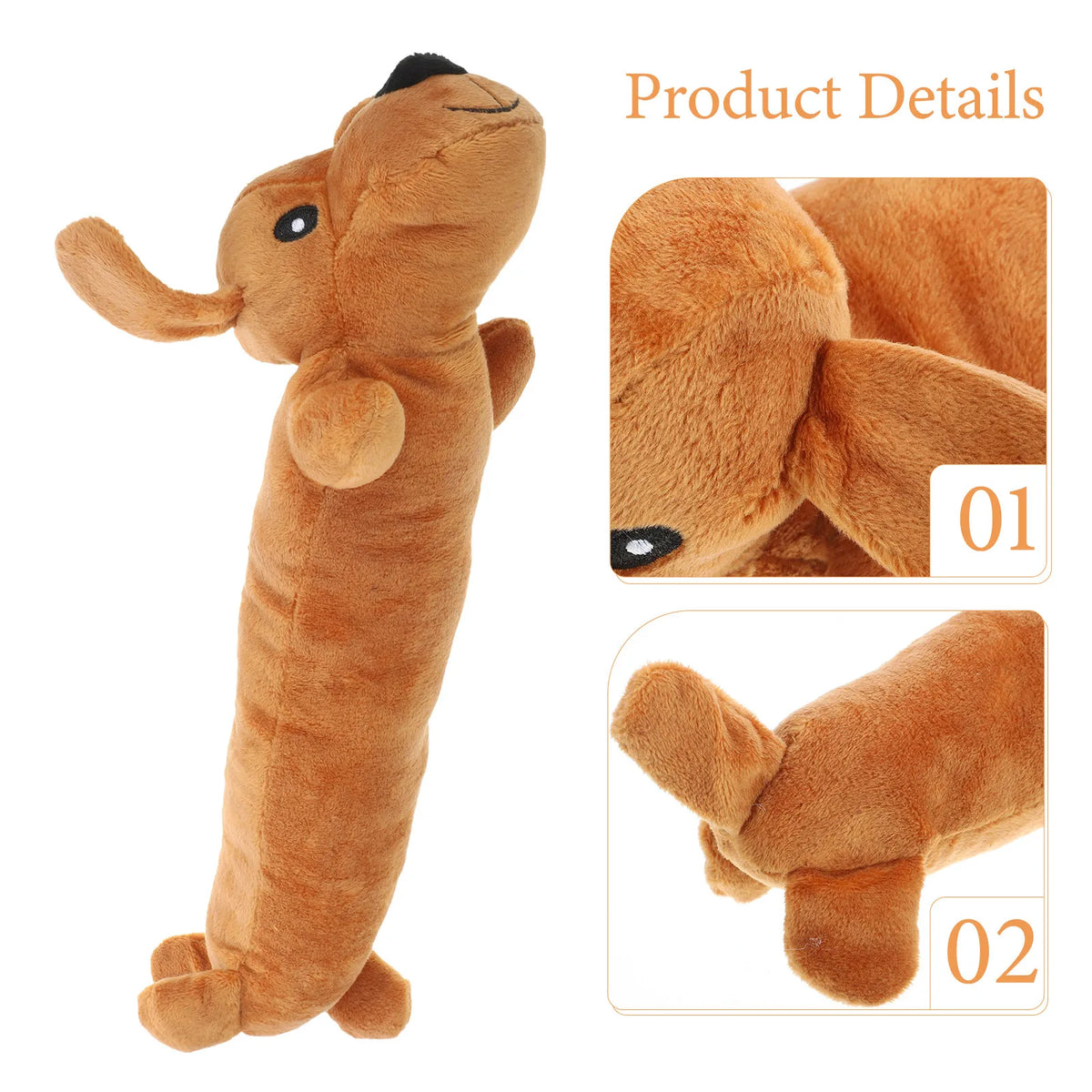 Interactive Squeaky Dog Chew Stick for Training & Teething – Comfortable Grip, Shoe Distractor, Yellow