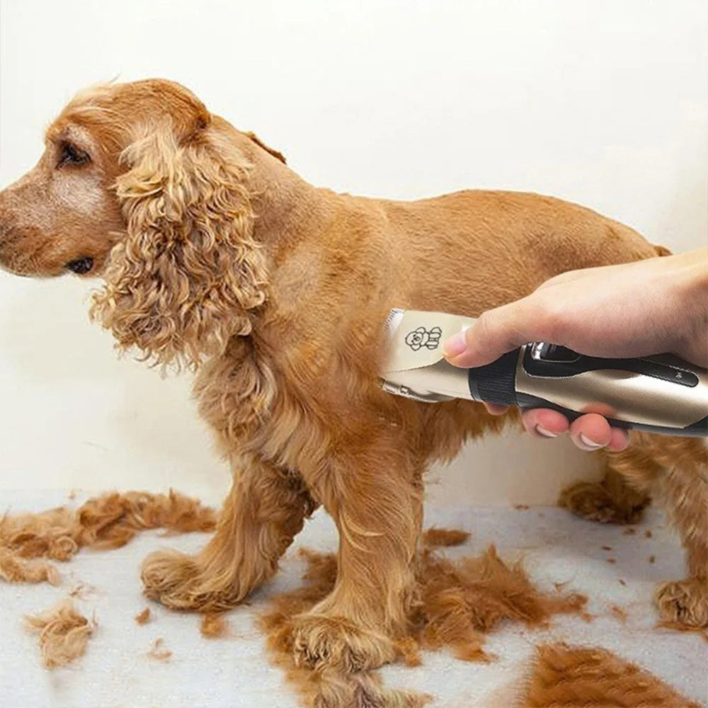Dog Professional Hair Clipper Electrical Grooming Trimmer for Pets USB Rechargeable Cat Shaver Animals Haircut Machine