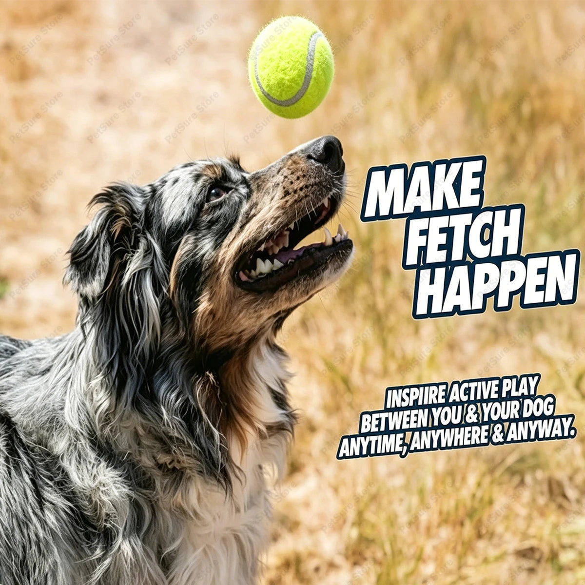 Dog Ball Launcher Sport with 18' Handle Length for Medium Dog Balls for Dogs 20-60 Lb Plastic Pet Fetch Ball Thrower Perfect